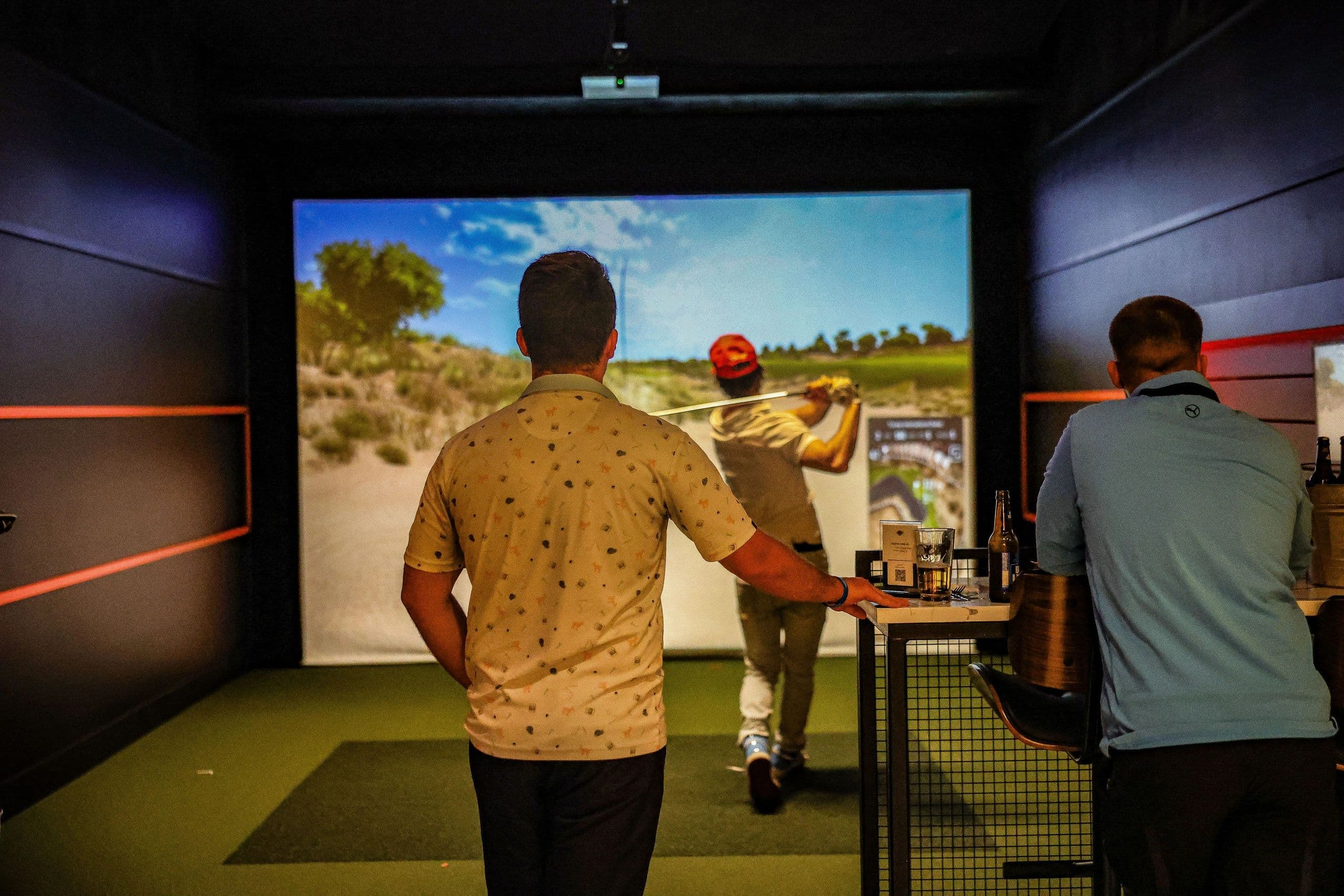 Divot Den Golf simulator at The Legacy 925