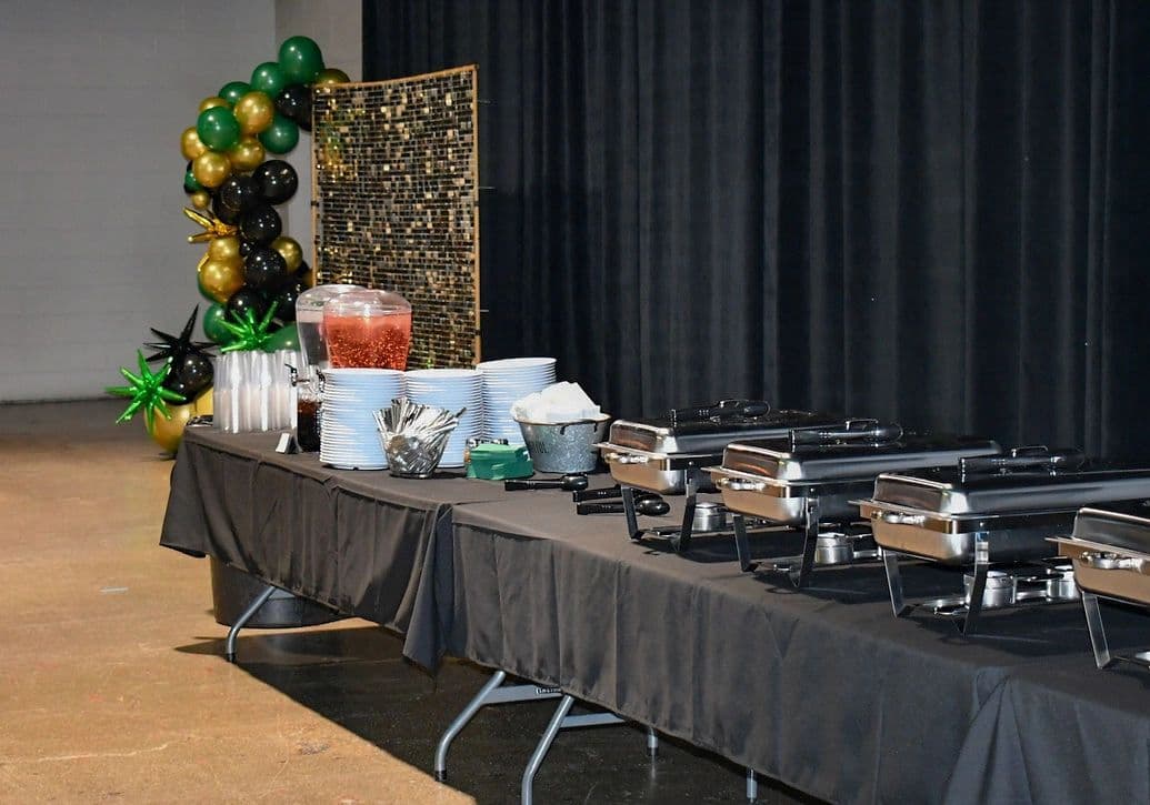 Catering setup