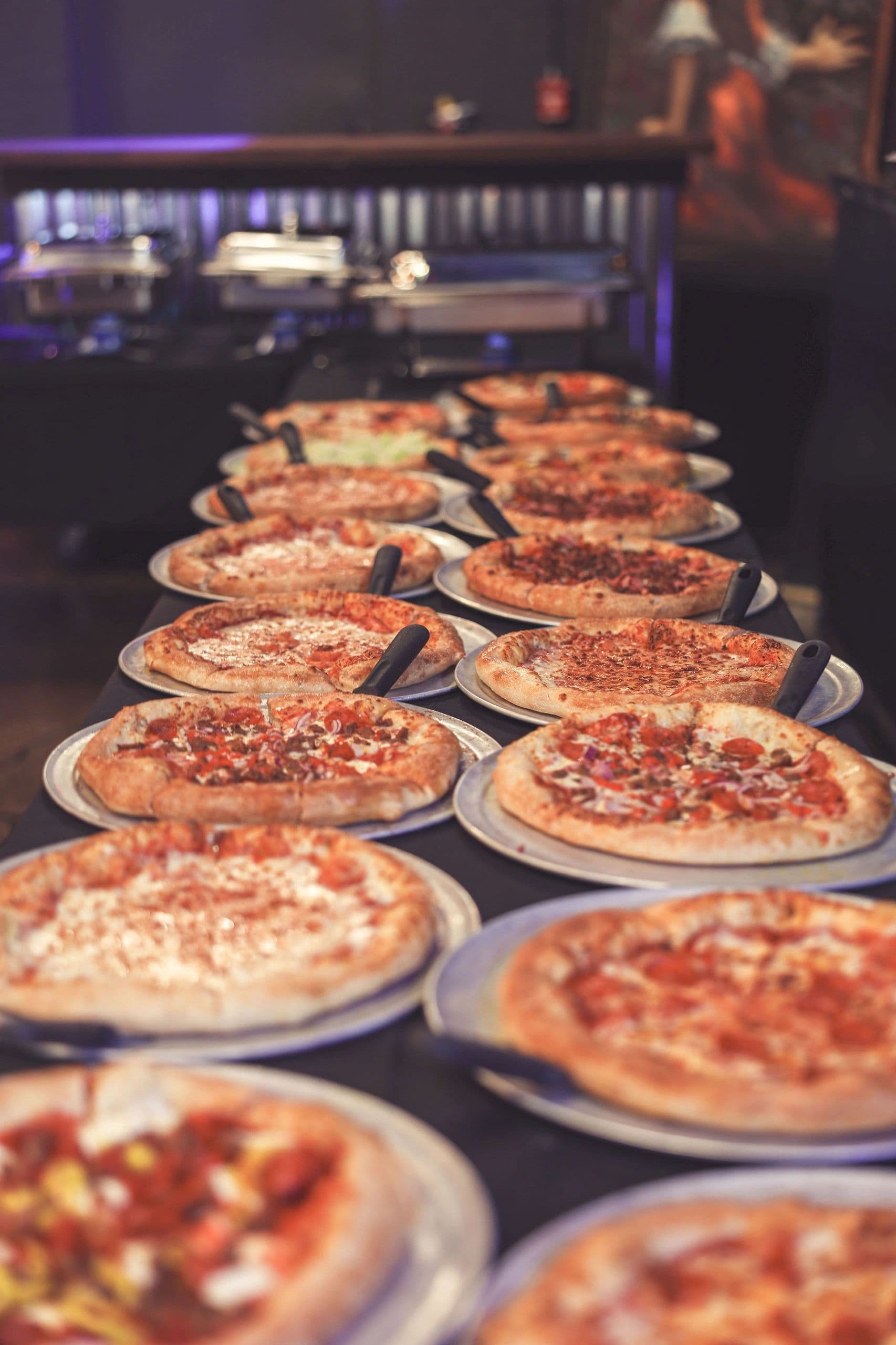 Pizza buffet at G's Pizzeria