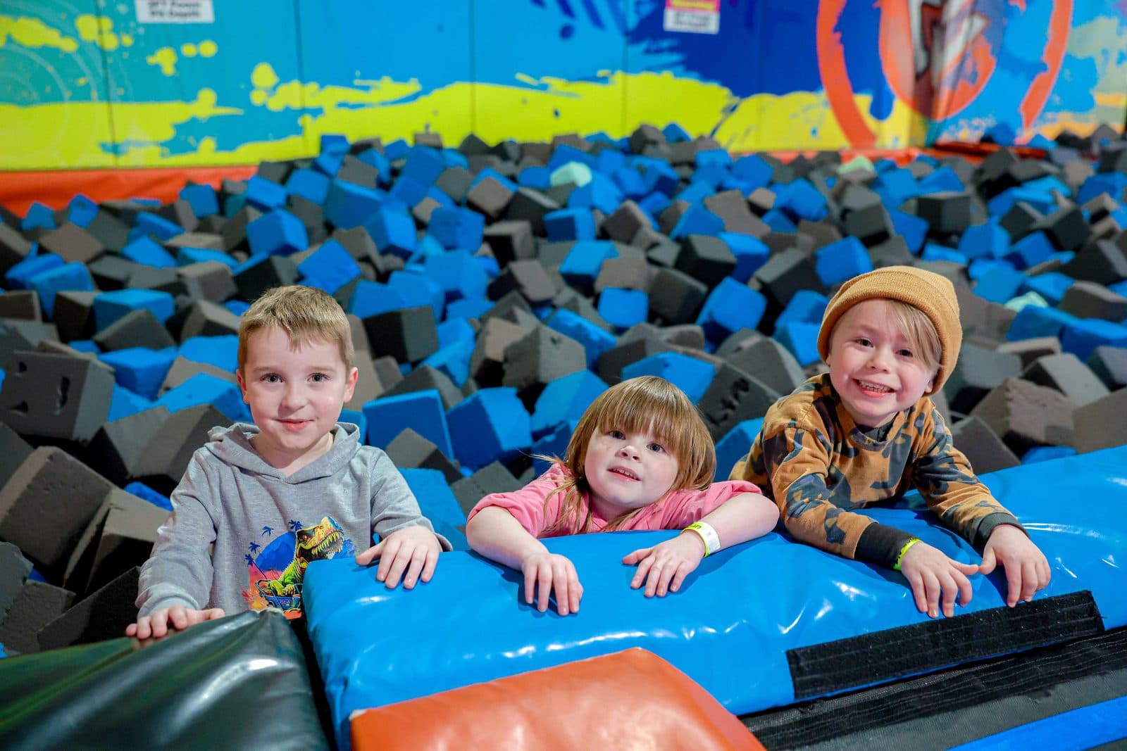 Urban Air foam pit and trampolines at The Legacy 925